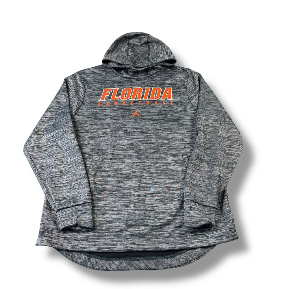 Nike Air Jordan Florida Gators Basketball Spotlight Dri-Fit Hoodie Mens L EUC